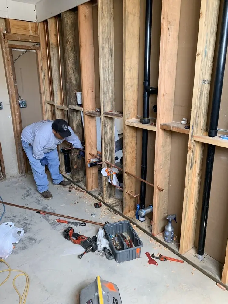 Commercial rough-in plumbing for Water Heater Replacement in Bird River Beach